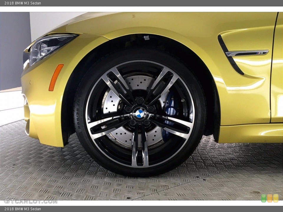 2018 BMW M3 Sedan Wheel and Tire Photo #141121327