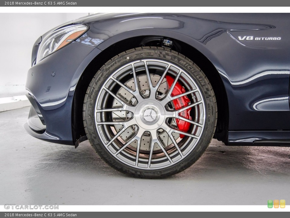 2018 Mercedes-Benz C 63 S AMG Sedan Wheel and Tire Photo #141129233