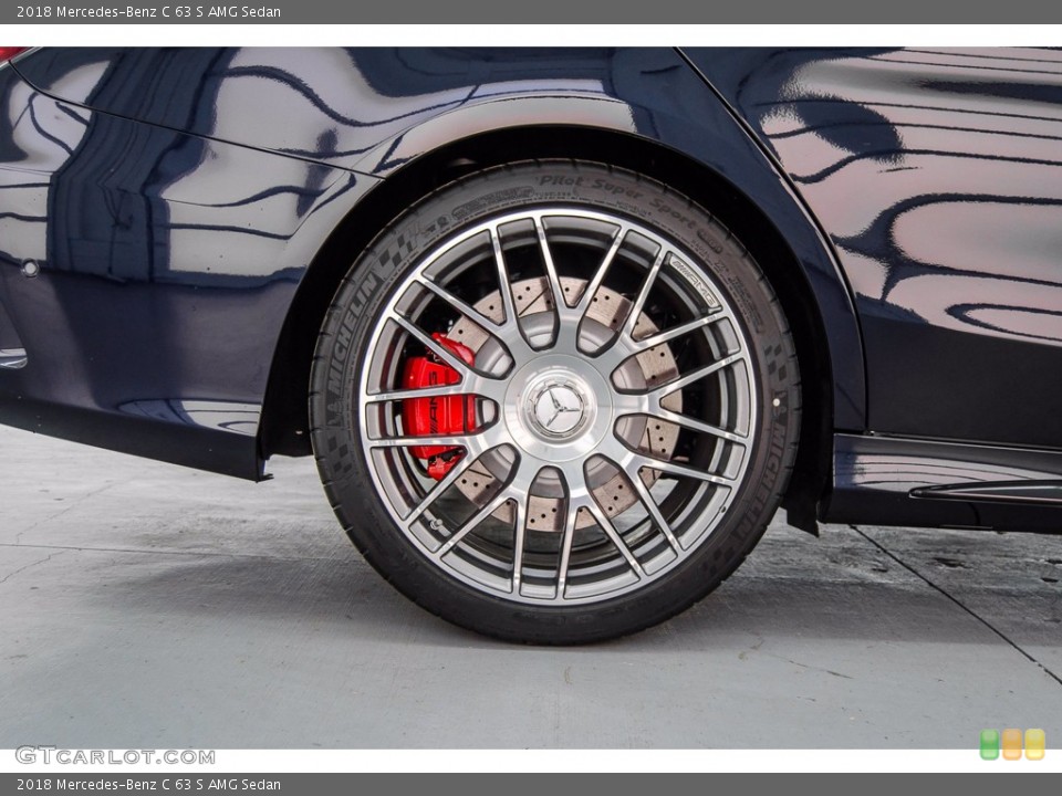 2018 Mercedes-Benz C 63 S AMG Sedan Wheel and Tire Photo #141130016