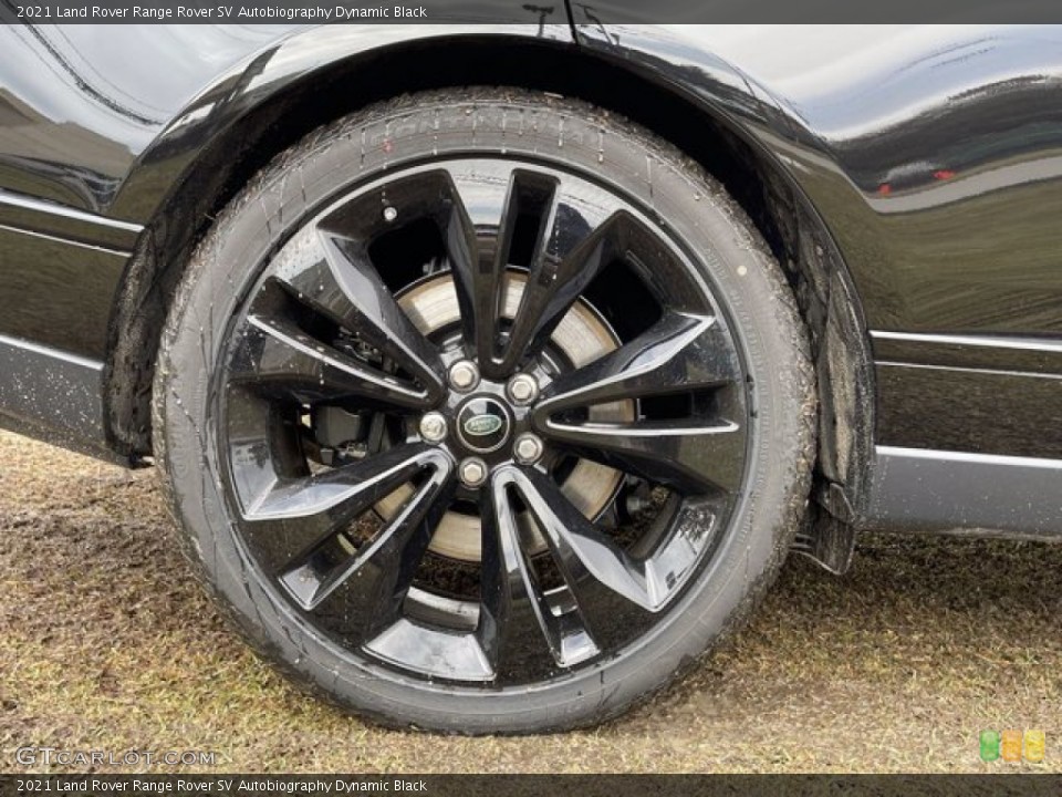 2021 Land Rover Range Rover SV Autobiography Dynamic Black Wheel and Tire Photo #141157335