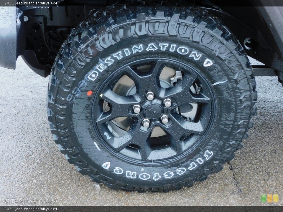 2021 Jeep Wrangler Willys 4x4 Wheel and Tire Photo #141165676