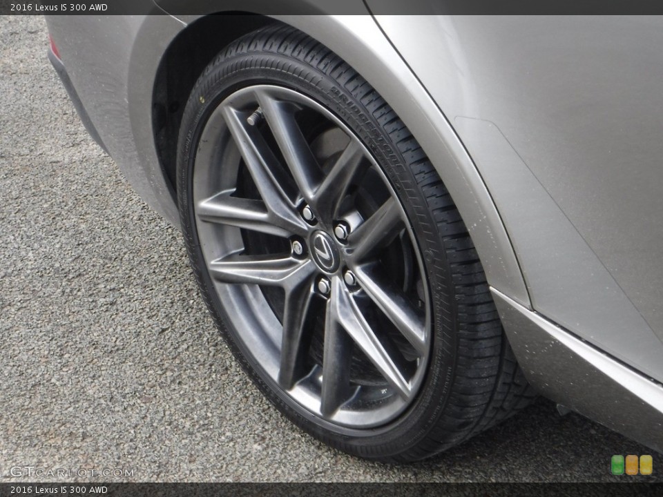 2016 Lexus IS 300 AWD Wheel and Tire Photo #141173667