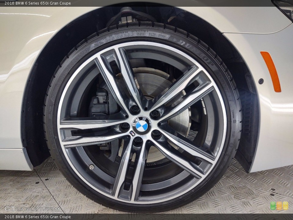 2018 BMW 6 Series 650i Gran Coupe Wheel and Tire Photo #141213545