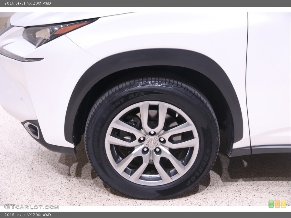 2016 Lexus NX 200t AWD Wheel and Tire Photo #141214909