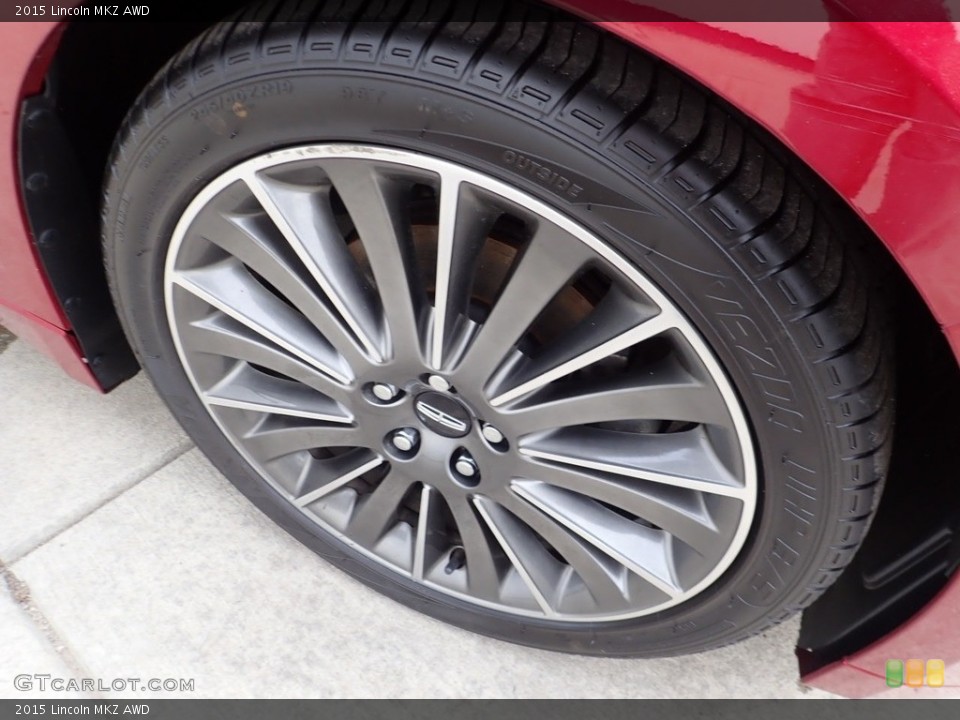 2015 Lincoln MKZ AWD Wheel and Tire Photo #141214945