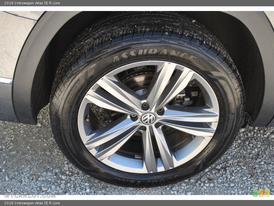 2018 Volkswagen Atlas SE R-Line Wheel and Tire Photo #141221215