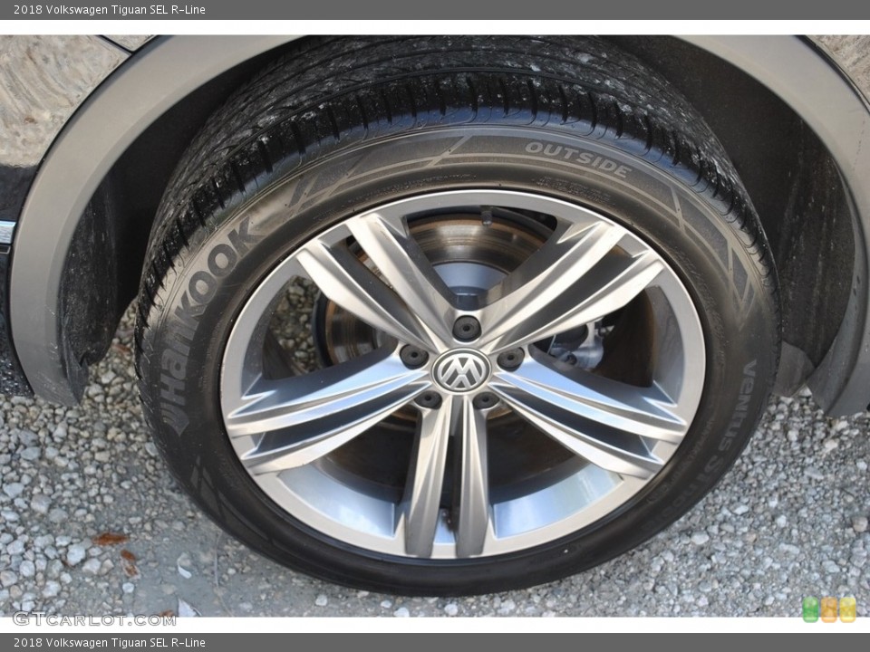 2018 Volkswagen Tiguan SEL R-Line Wheel and Tire Photo #141222952