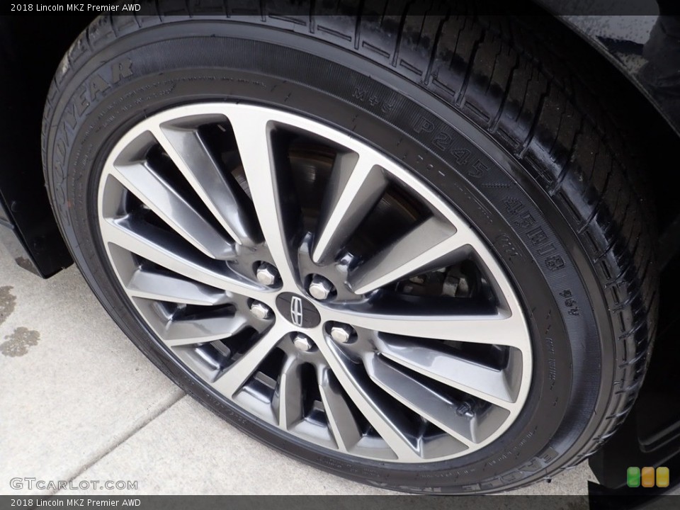 2018 Lincoln MKZ Premier AWD Wheel and Tire Photo #141225676