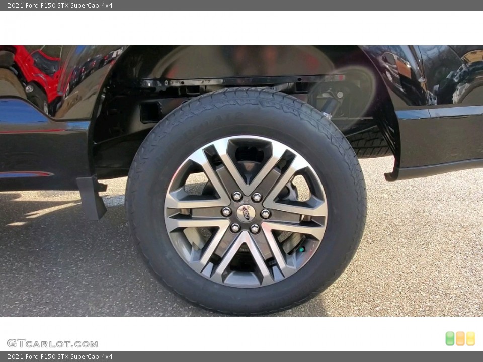 2021 Ford F150 STX SuperCab 4x4 Wheel and Tire Photo #141227152