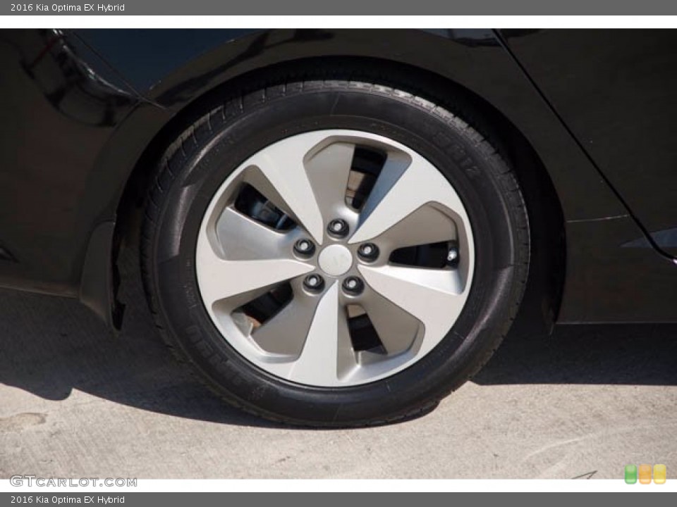 2016 Kia Optima EX Hybrid Wheel and Tire Photo #141227503