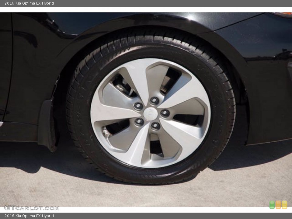 2016 Kia Optima EX Hybrid Wheel and Tire Photo #141227516