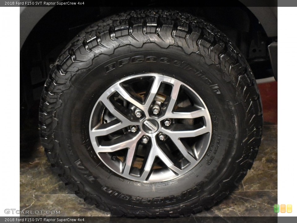 2018 Ford F150 SVT Raptor SuperCrew 4x4 Wheel and Tire Photo #141233163
