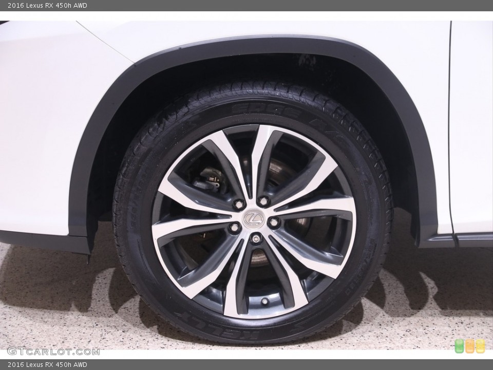 2016 Lexus RX 450h AWD Wheel and Tire Photo #141238397
