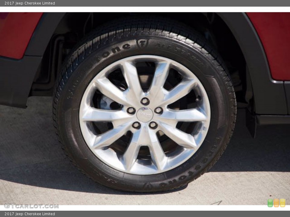 2017 Jeep Cherokee Limited Wheel and Tire Photo #141250630