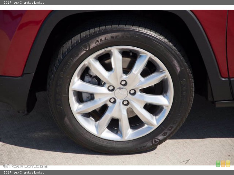 2017 Jeep Cherokee Limited Wheel and Tire Photo #141250690