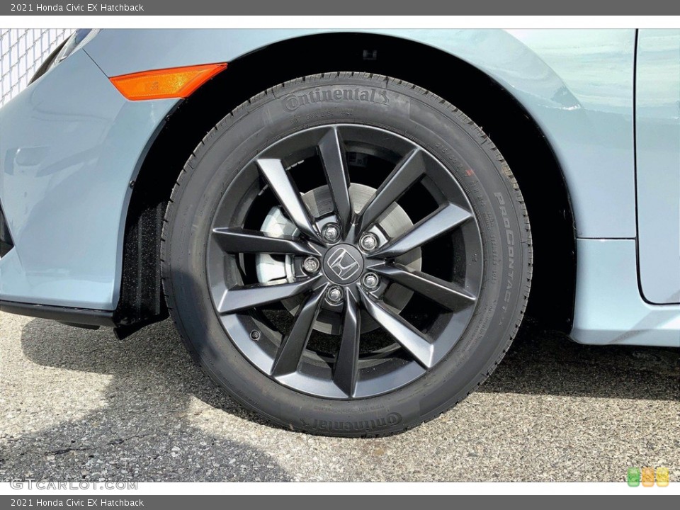 2021 Honda Civic EX Hatchback Wheel and Tire Photo #141253774
