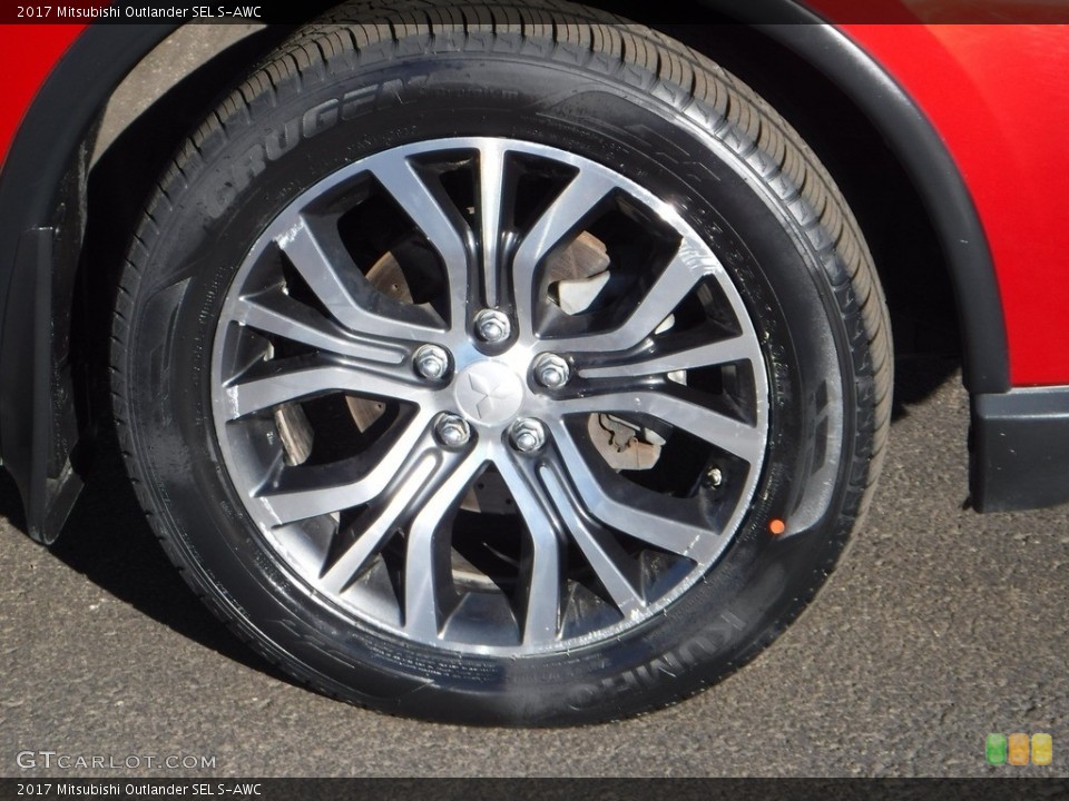 2017 Mitsubishi Outlander SEL S-AWC Wheel and Tire Photo #141254740