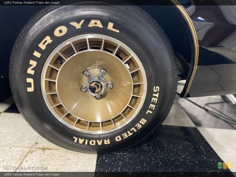 1981 Pontiac Firebird Wheels and Tires