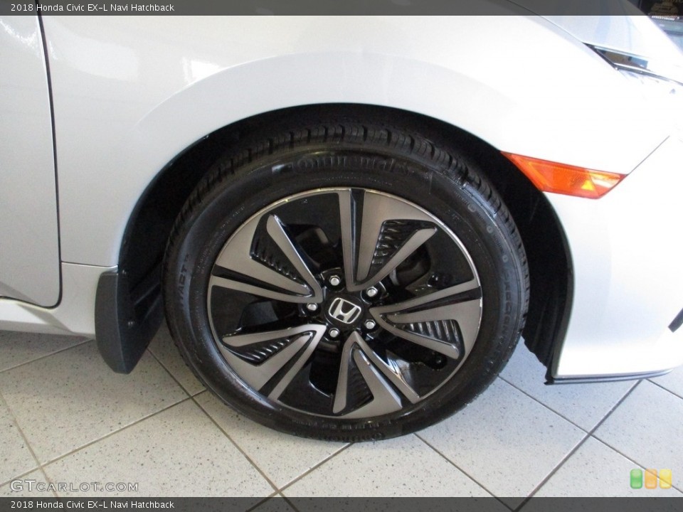 2018 Honda Civic EX-L Navi Hatchback Wheel and Tire Photo #141263017