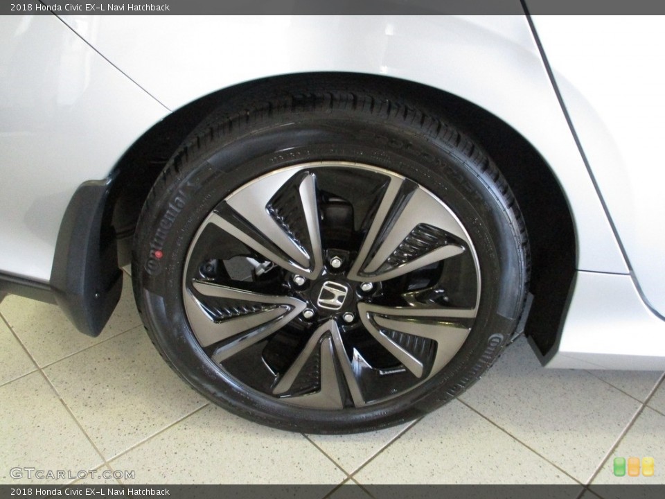 2018 Honda Civic EX-L Navi Hatchback Wheel and Tire Photo #141263031