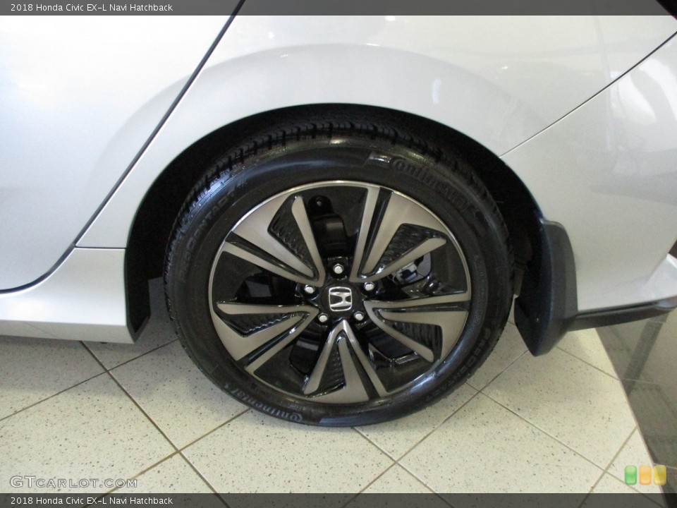 2018 Honda Civic EX-L Navi Hatchback Wheel and Tire Photo #141263143
