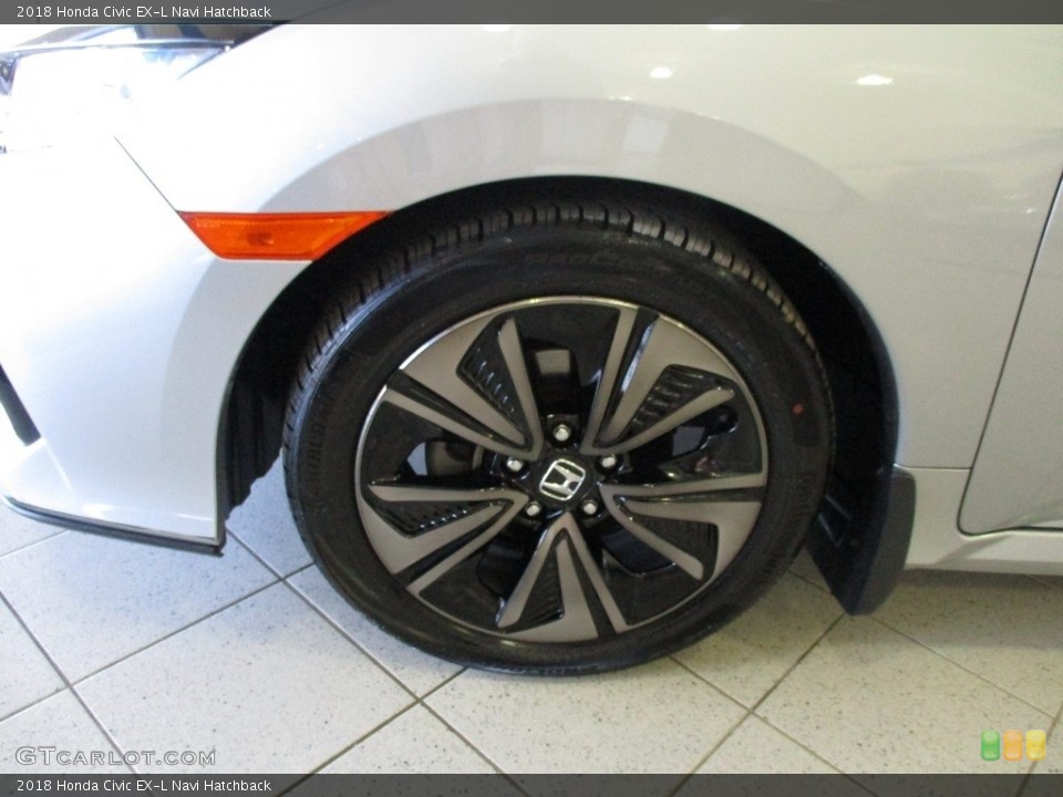 2018 Honda Civic EX-L Navi Hatchback Wheel and Tire Photo #141263173