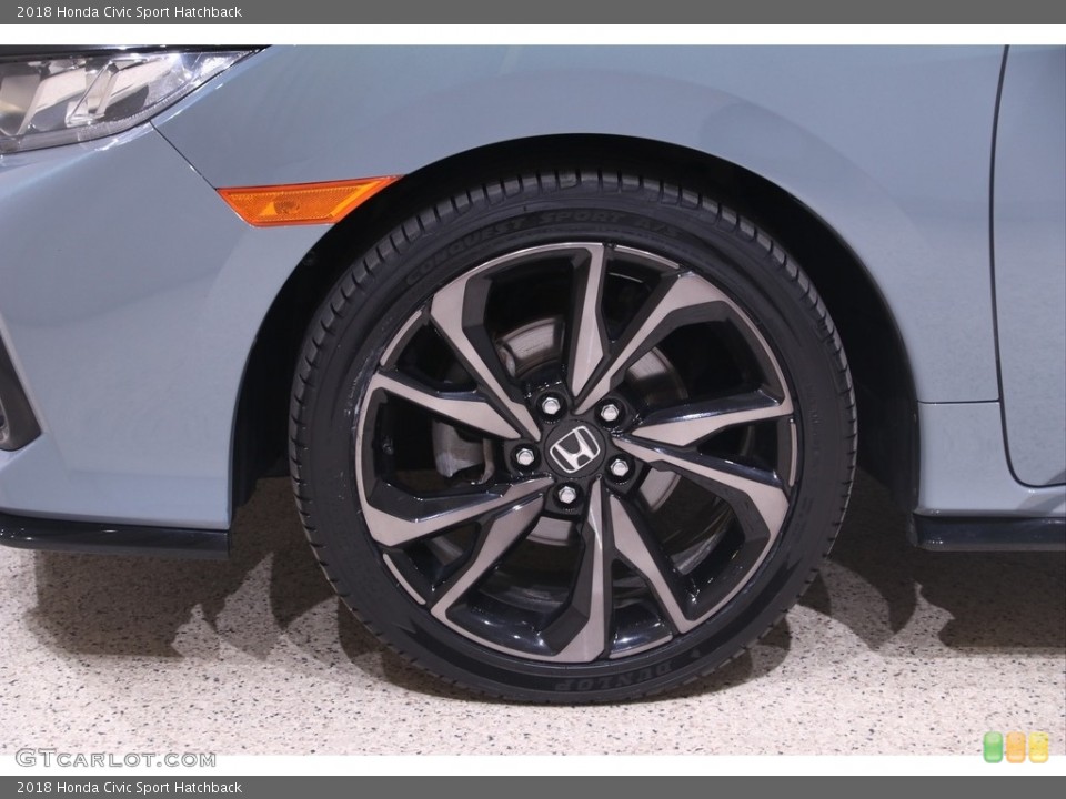 2018 Honda Civic Sport Hatchback Wheel and Tire Photo #141268111