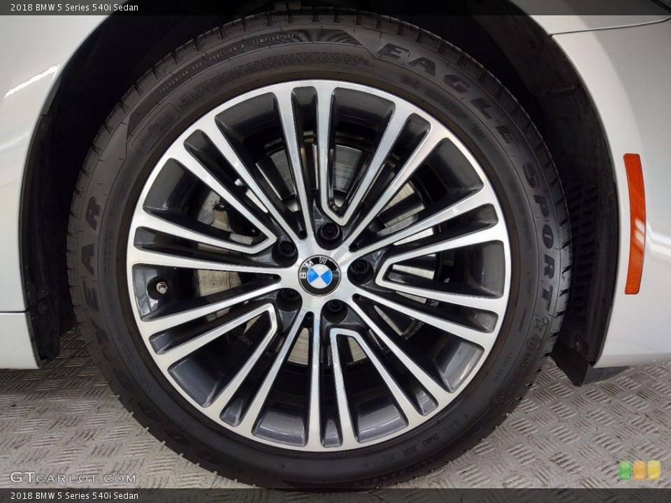 2018 BMW 5 Series 540i Sedan Wheel and Tire Photo #141268690