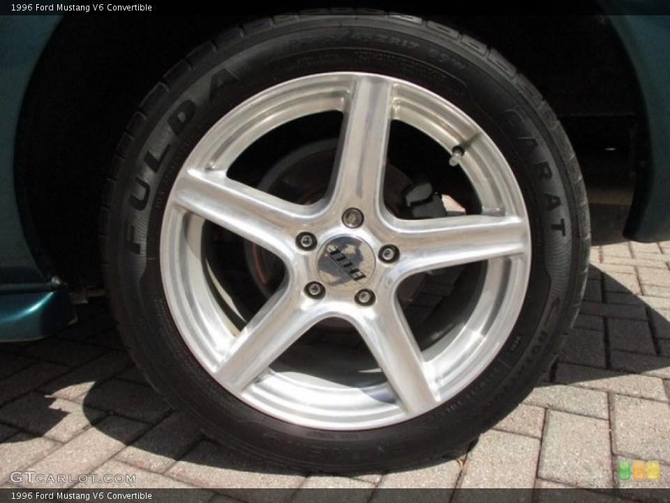 1996 Ford Mustang V6 Convertible Wheel and Tire Photo #141282744