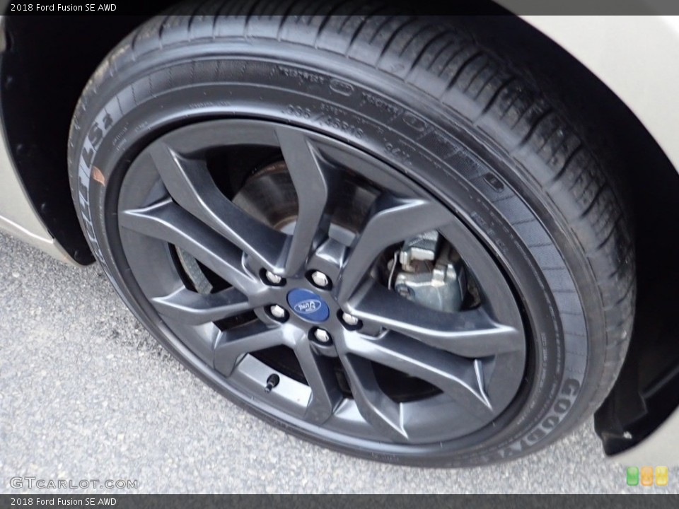2018 Ford Fusion SE AWD Wheel and Tire Photo #141284262