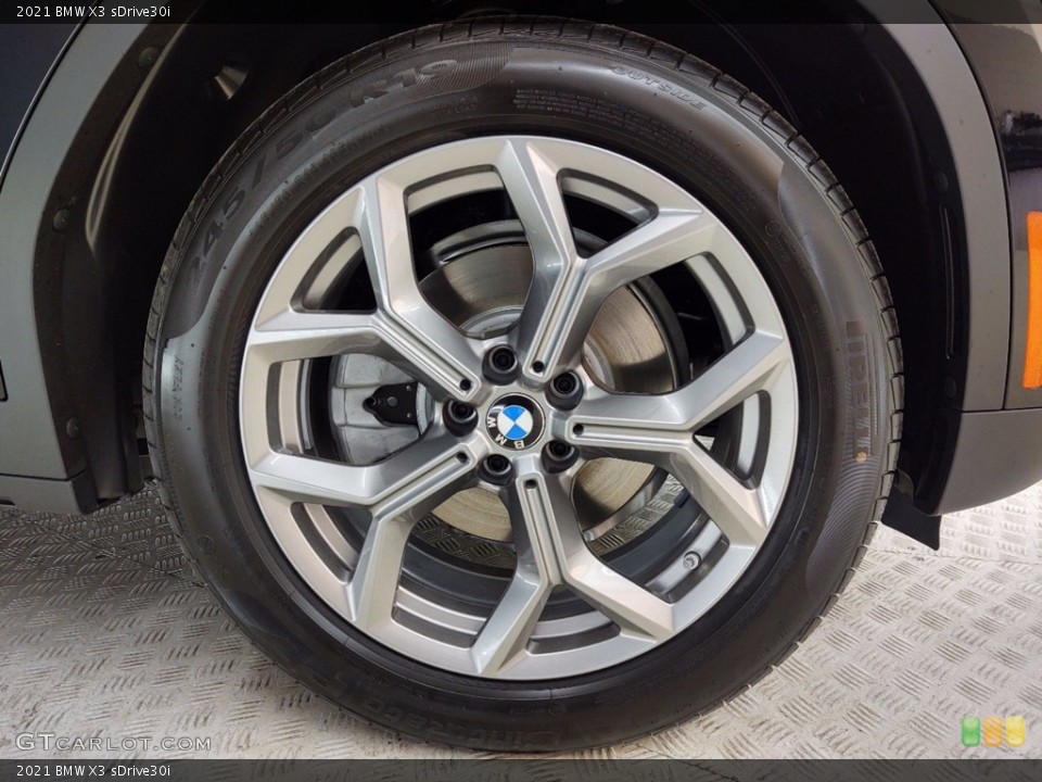 2021 BMW X3 sDrive30i Wheel and Tire Photo #141306618