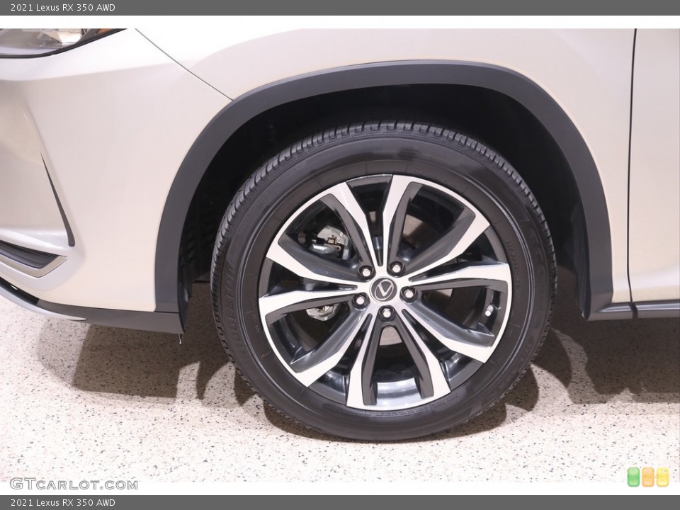 2021 Lexus RX 350 AWD Wheel and Tire Photo #141307597