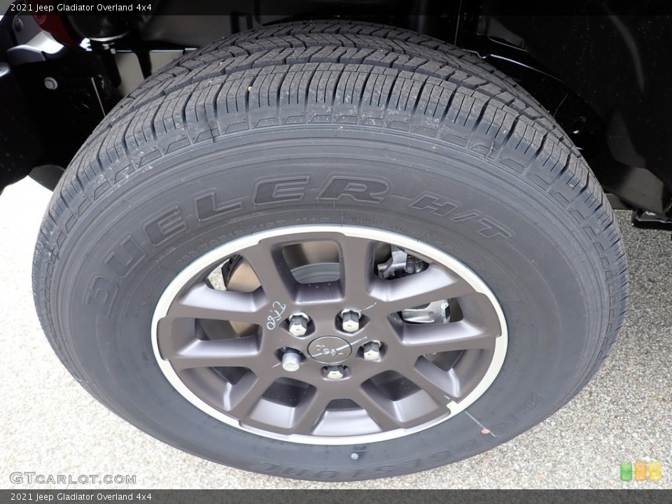 2021 Jeep Gladiator Overland 4x4 Wheel and Tire Photo #141310854