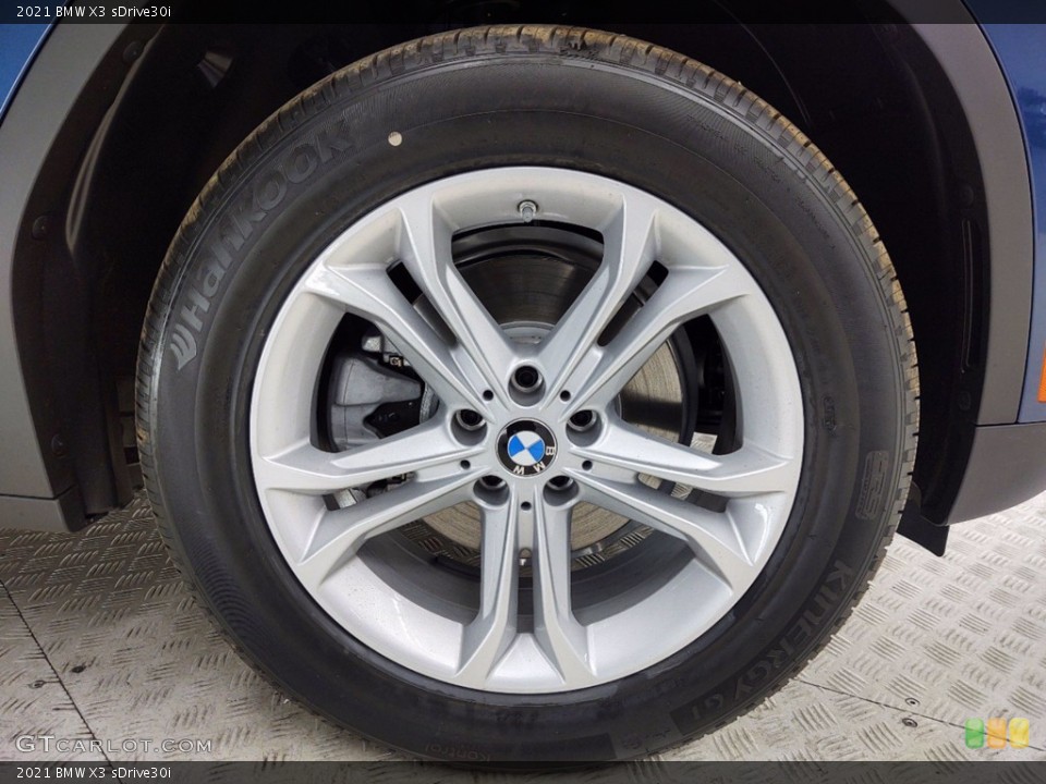2021 BMW X3 sDrive30i Wheel and Tire Photo #141324091