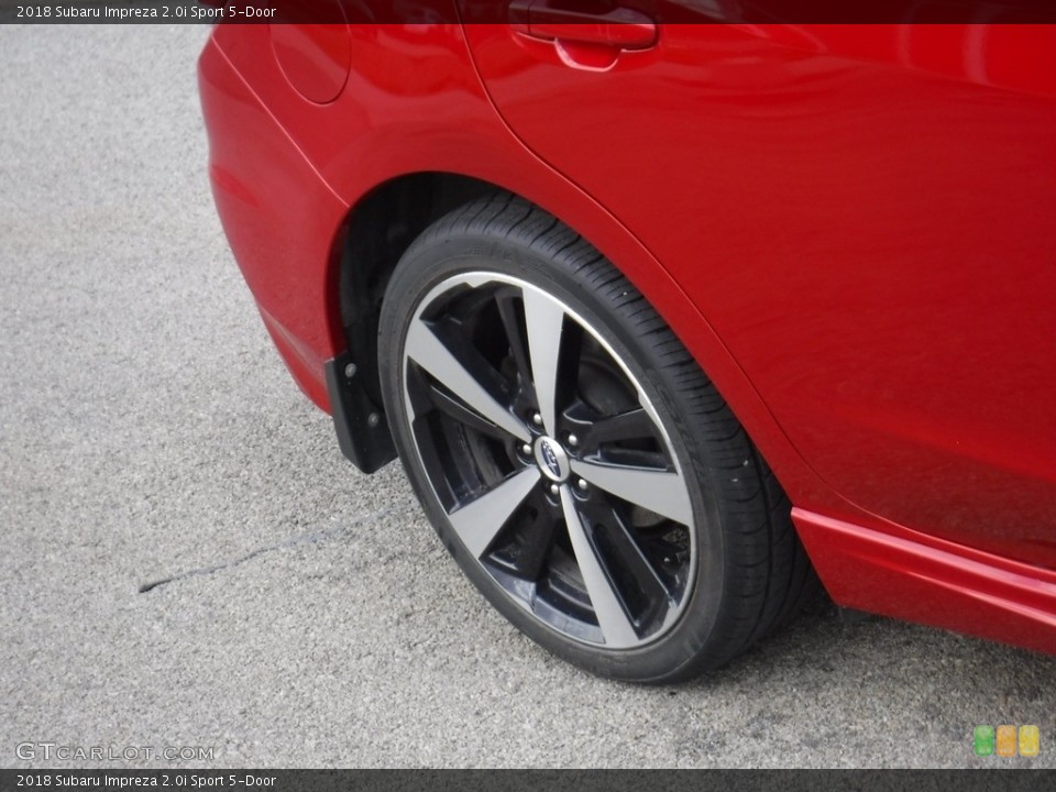 2018 Subaru Impreza 2.0i Sport 5-Door Wheel and Tire Photo #141328792