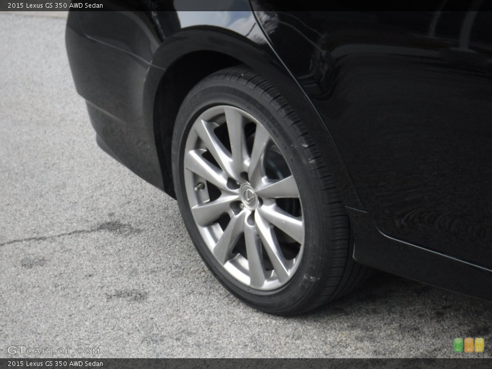 2015 Lexus GS 350 AWD Sedan Wheel and Tire Photo #141332470