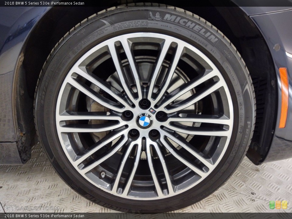 2018 BMW 5 Series 530e iPerfomance Sedan Wheel and Tire Photo #141357594