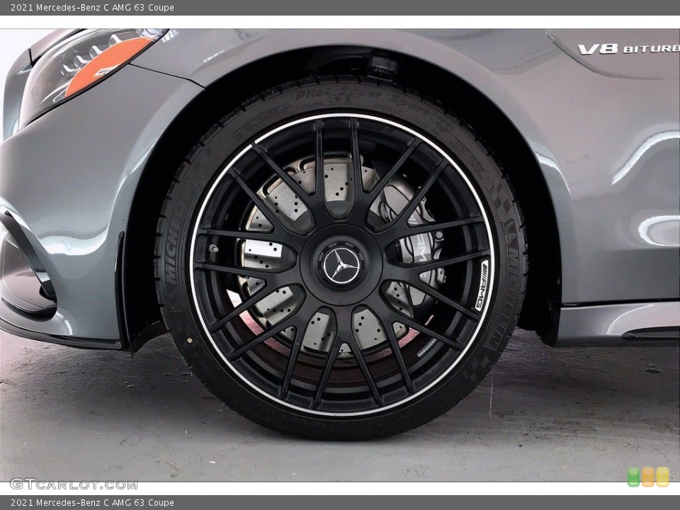 2021 Mercedes-Benz C AMG 63 Coupe Wheel and Tire Photo #141359235