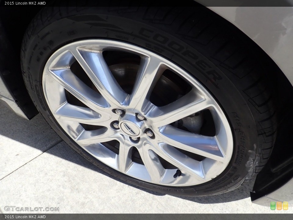 2015 Lincoln MKZ AWD Wheel and Tire Photo #141365937