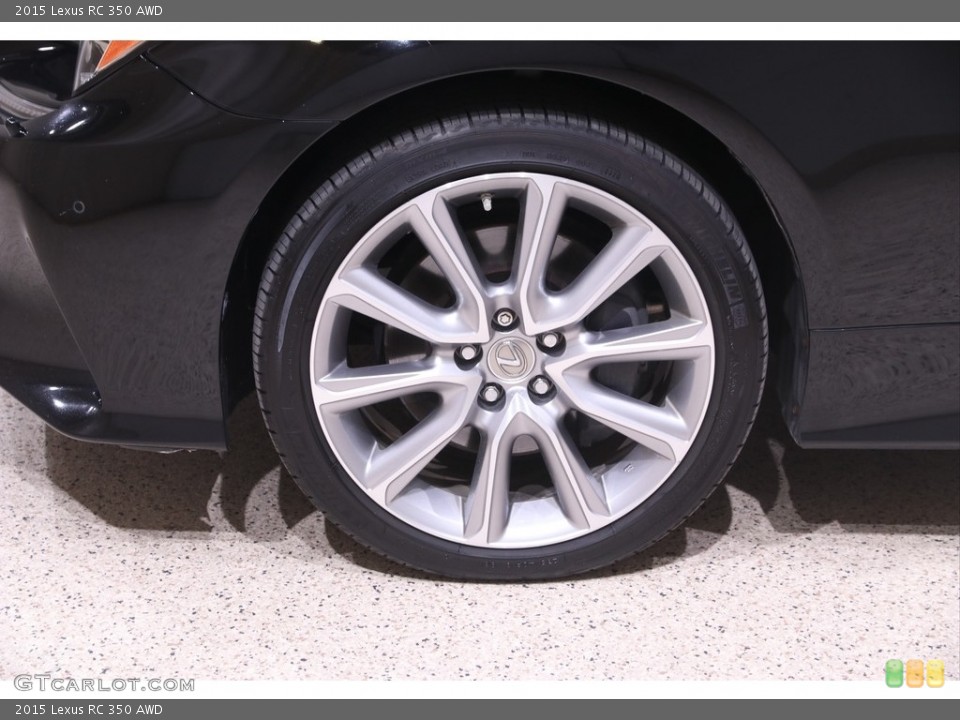 2015 Lexus RC 350 AWD Wheel and Tire Photo #141394575