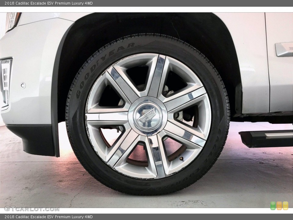 2018 Cadillac Escalade ESV Premium Luxury 4WD Wheel and Tire Photo #141420609