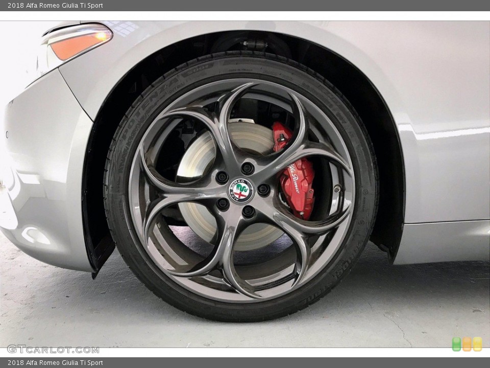 2018 Alfa Romeo Giulia Ti Sport Wheel and Tire Photo #141426306