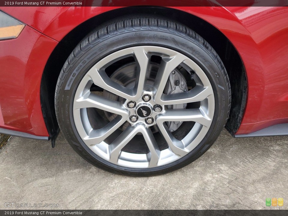 2019 Ford Mustang GT Premium Convertible Wheel and Tire Photo #141455423