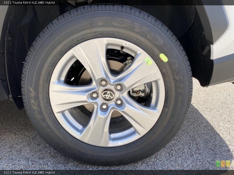 2021 Toyota RAV4 XLE AWD Hybrid Wheel and Tire Photo #141457313