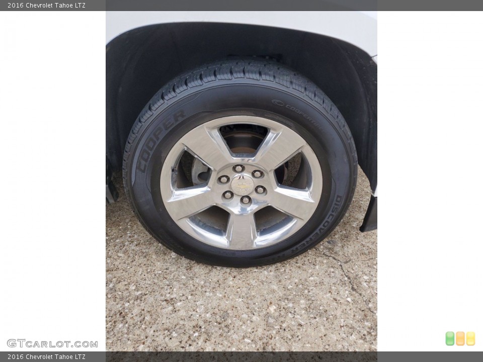 2016 Chevrolet Tahoe LTZ Wheel and Tire Photo #141458744