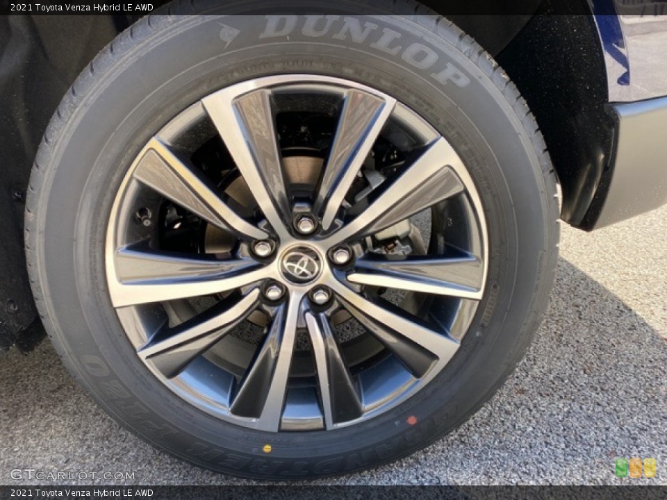 2021 Toyota Venza Hybrid LE AWD Wheel and Tire Photo #141459209