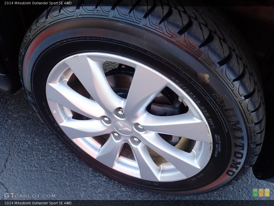 2014 Mitsubishi Outlander Sport SE AWD Wheel and Tire Photo #141459941