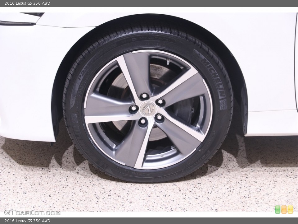 2016 Lexus GS 350 AWD Wheel and Tire Photo #141467786
