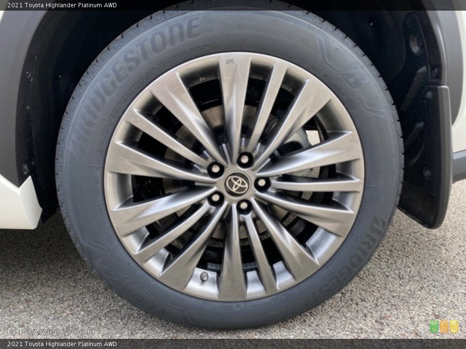 2021 Toyota Highlander Platinum AWD Wheel and Tire Photo #141491870