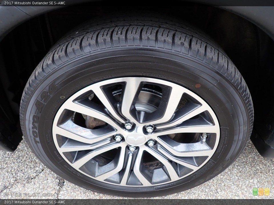 2017 Mitsubishi Outlander SE S-AWC Wheel and Tire Photo #141499534